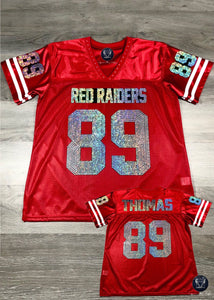Phillips Raiders Bling Ladies Patchwork Jersey - FRONT AND BACK
