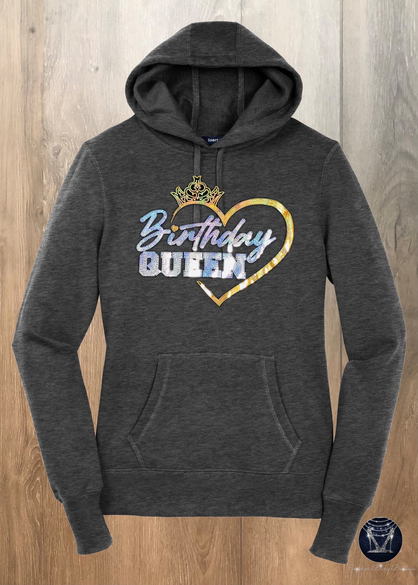 Birthday Queen Bling Hoodie Sweatshirt – Superior Bling Boutique