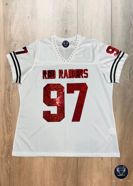 Phillips Raiders Bling Ladies Patchwork Jersey - FRONT AND BACK