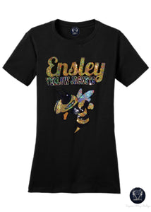 Ensley Yellow Jackets Mascot Bling Shirt