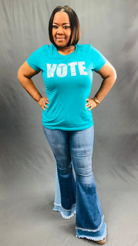 VOTE Bling Shirt (Jade)