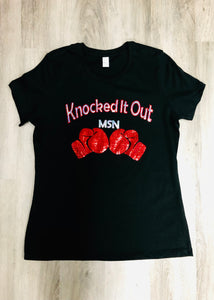 Knocked It Out Bling Shirt