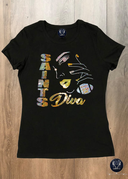 Saints Diva Bling Shirt