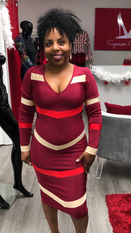 Redd Hot Tamale Bodycon Dress - Superior Boutique