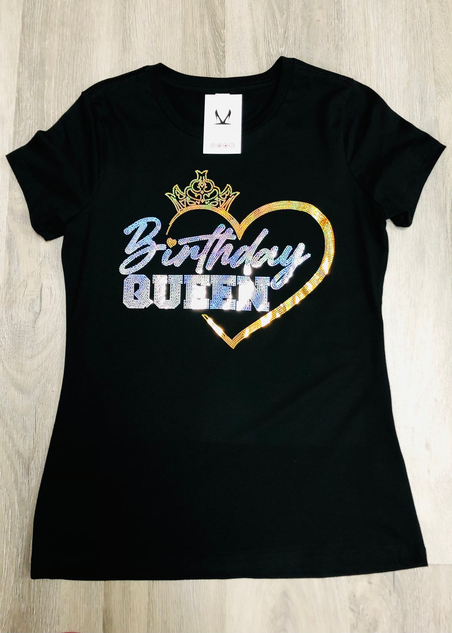 Birthday Queen Bling Shirt